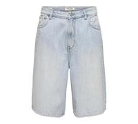 ONLY & SONS Onscarl Balloon LBB 3884 Tai DNM Shorts, Light Blue Bleached Denim, S