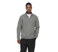 ONLY & SONS Onsceres Half Zip Sweat, Castor Gray, L