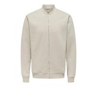 ONLY & SONS Onsceres Reg Zip Bomber Jacket, Silver Lining, L