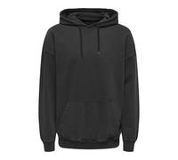 ONLY & SONS Onscreative RLX Washed Hoodie Noos, black, XL