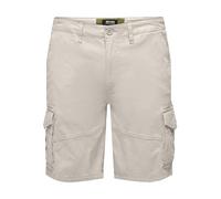 ONLY & SONS Men's Onsdean-Mike Life 0032 Cargo Shorts Noos, Moonbeam, M