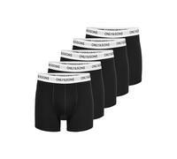 ONLY & SONS Men's Onsfitz Solid Trunk 5-Pack Noos Boxer Shorts, Black 1, L (Pack of 5)