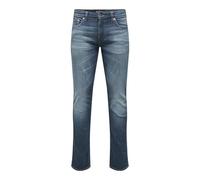 ONLY & SONS Onsloom Slim DMB 9595 Dot DNM Noos, Dark Medium Blue Denim, 34 W/30 L
