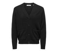 ONLY & SONS Onsmajor RLX Cardigan Knit, Black, XXL