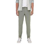 ONLY & SONS ONSMARK 0209 Men's Chino Trousers Slim Fit Olive W27-W38 Stretch, Olive Night, 29 W/30 L