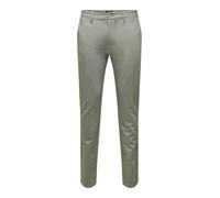 ONLY & SONS ONSMARK 0209 Men's Chino Trousers Slim Fit Olive W27-W38 Stretch, Olive Night, 33 W/32 L