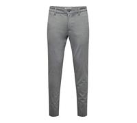 ONLY & SONS Men's Onsmark Pant Gw 0209 Noos Trouser, Grey (Medium Grey Melange Medium Grey Melange), W30/L32 (Size: 30)