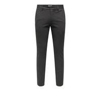 ONLY & SONS Onsmark Slim Check 020960 Trousers, Coffee Bean, 34 W/32 L