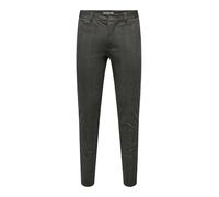 ONLY & SONS Onsmark Slim Check 020960 Trousers, Teak, 34 W/32 L