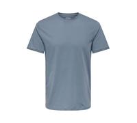 ONLY & SONS Men's Onsmax Life Ss Stitch Tee Noos T-Shirt, Flint Stone, L