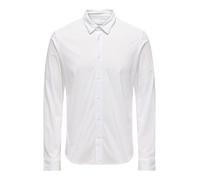 ONLY & SONS ONSROBIN Button Under LS Stretch Shirt, Bright White, XXL