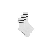 ONLY & SONS ONSRODY STRIPE Noos Tennis Socks Pack of 3, White/stripes: 2 black stripes, 43-46