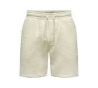 ONLY & SONS Onstel Savier Waffle Shorts 0326, Antique White, S