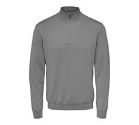 ONLY & SONS Onswyler Life Reg 14 Half Zip Knit Noos, Medium Grey Melange, L