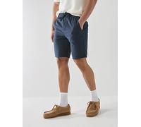 ONLY & SONS Sinus Loose Fit Linen Blend Trousers, Dark Navy, Size M, Men Dark Navy
