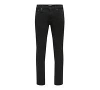 Only & Sons Slim fit Jeans ONSLOOM Mid Rise Slim Fit Jeans 32, Black Denim, (US) 29 / L32