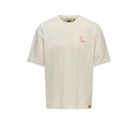 ONLY & SONS Snoopy™ Pure Cotton T-Shirt Stone