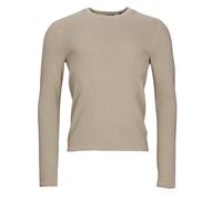 Only & Sons Sweater ONSPANTER LIFE 12 STRUC CREW KNIT in Beige EU XL