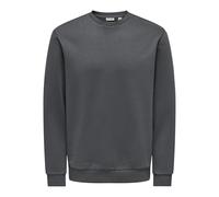ONLY & SONS Men's Onsceres Crew Neck Noos Sweatshirt, Grey Pinstripe, S