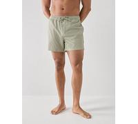 ONLY & SONS Ted Seersucker Swim Shorts, Seagrass, Size Xl, Men Eagrass