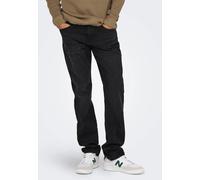 Only & Sons Men's Jeans, Black Denim, 33 W/32 L