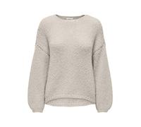 ONLY Women's Onlnordic Life Ls O-Neck KNT Noos Sweater, Pumice Stone, L