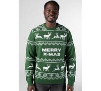 Only & Sons - Xmas Reg 5 Allover Knit Formal Garden - Pullover - green - S - 100% Polyacrylic S