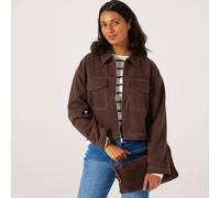 Only Stina Faux Suede Jacket SEAL BROWN LARGE