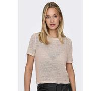 ONLY Women's ONLSUNNY S/S Pullover NCA KNT Pullover Sweater, Pumice Stone,