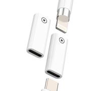 [Only supports charging for Apple Pencil 1st generation]Lightning Female to USB C Female Adapter Pencil Charging for iPad 1st Gen Charger Cable Adaptor for apple Pencil USB-C Connector for Charging