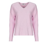Only Sweater ONLCAMILLA V-NECK in Pink EU S