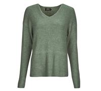 Only Sweater ONLCAMILLA V-NECK L/S PULLOVER KNT in Kaki EU M