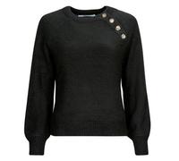 Only Sweater ONLEMMA LS BUTTON ONECK KNT in Black EU S
