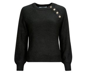Only Sweater ONLEMMA LS BUTTON ONECK KNT in Black EU XS