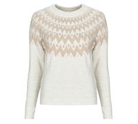 Only Sweater ONLFRY LS JQ GLITTER in Beige EU S