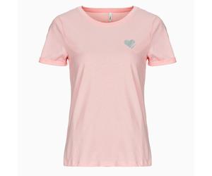 Only T shirt ONLKITA LIFE S/S in Pink EU M