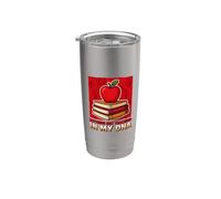 Only Teaching in My DNA Funny Educator Schoolteacher School Stainless Steel Insulated Tumbler