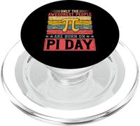 Only The Awesomest People Are Born On Pi Day PopSockets PopGrip for MagSafe