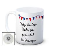 Only The Best Dads Get Promoted to Gramps - Ceramic Coffee Mug