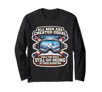 Only The Best Go Skiing in Their Seventies Ski Birthday 70 Long Sleeve T-Shirt