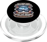 Only The Best Go Skiing In Their Seventies Ski Birthday 70 PopSockets PopGrip for MagSafe