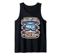 Only The Best Go Skiing in Their Seventies Ski Birthday 70 Tank Top