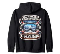 Only The Best Go Skiing In Their Seventies Ski Birthday 70 Zip Hoodie