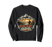 Only The Best Men Hike In Their Eighties Old Man Hiker 80 Sweatshirt