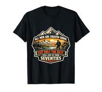 Only The Best Men Hike in Their Seventies Old Man Hiker 70 T-Shirt
