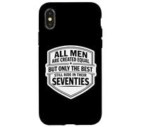 Only The Best Men Ride In Their Seventies Bike Motorbike 70 Case for iPhone X/XS