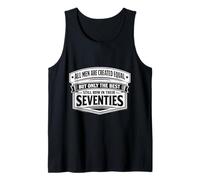 Only The Best Men Row in Their Seventies Boat Rowing Old Man Tank Top