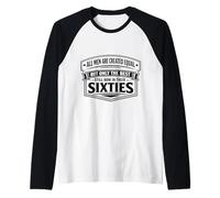 Only The Best Men Row in Their Sixties Boat Rowing Old Man Raglan Baseball Tee