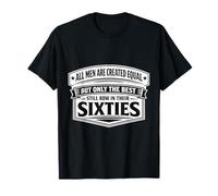 Only The Best Men Row in Their Sixties Boat Rowing Old Man T-Shirt
