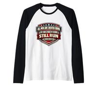 Only The Best Men Run in Their Seventies Old Man Runner Race Raglan Baseball Tee
